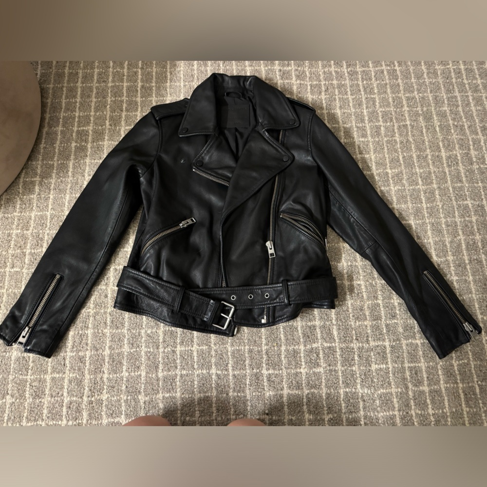 All saints Leather Jacket
